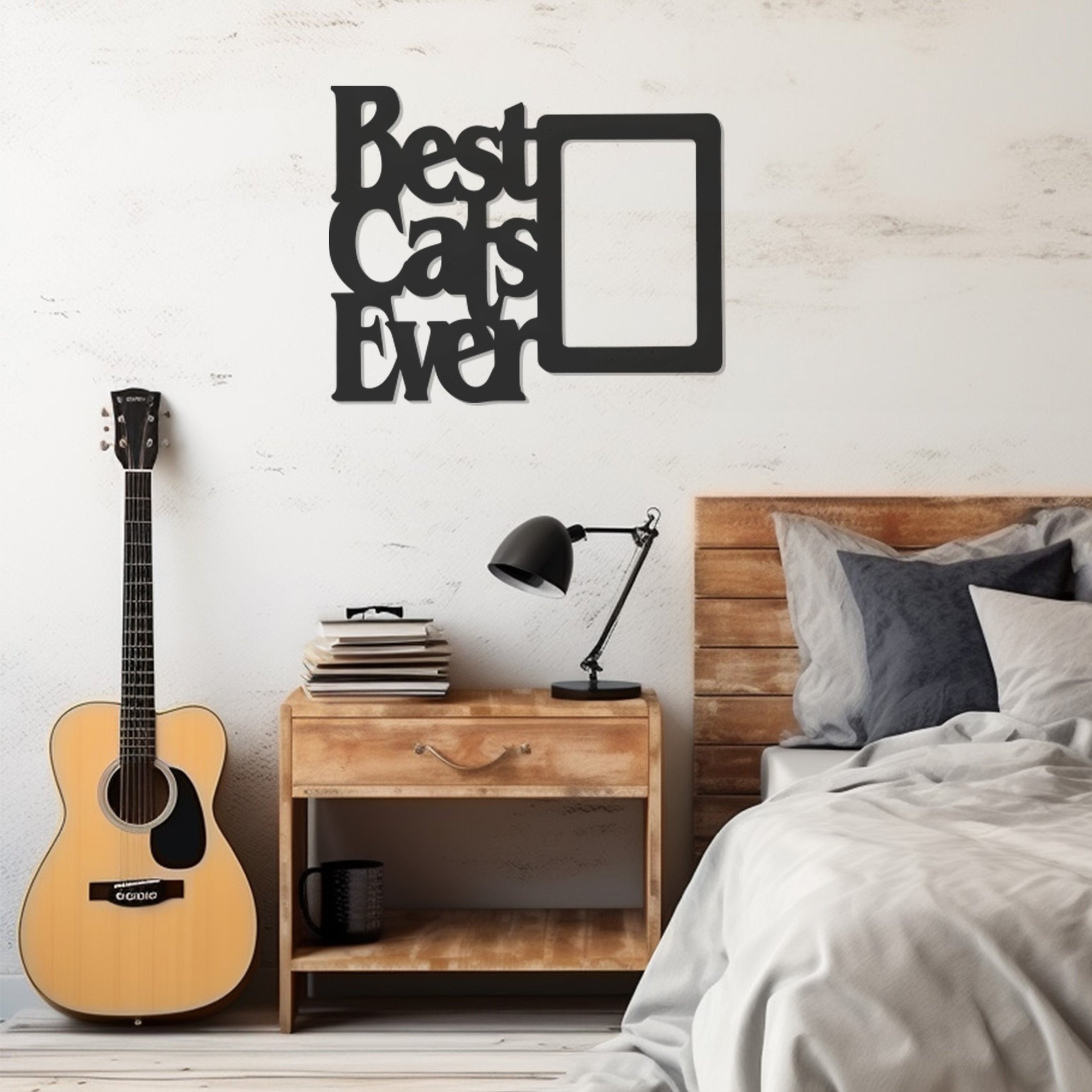 Best Cats Ever Lettering Metal Wall Decor