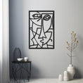 Load image into Gallery viewer, Geometric Face Metal Wall Decor
