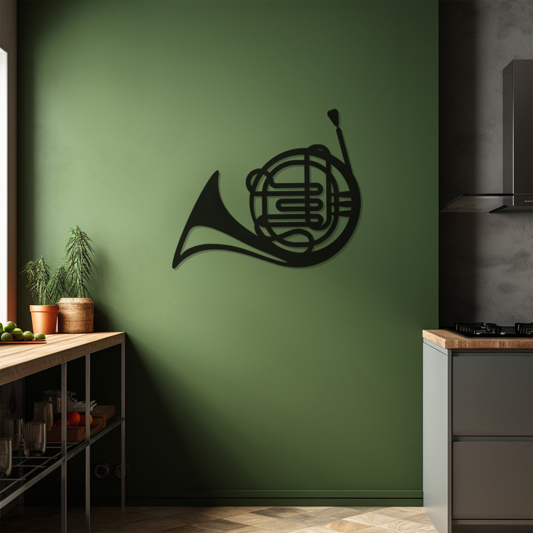 Saxophone Metal Wall Art