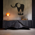 Load image into Gallery viewer, Elephant Icon Metal Wall Art
