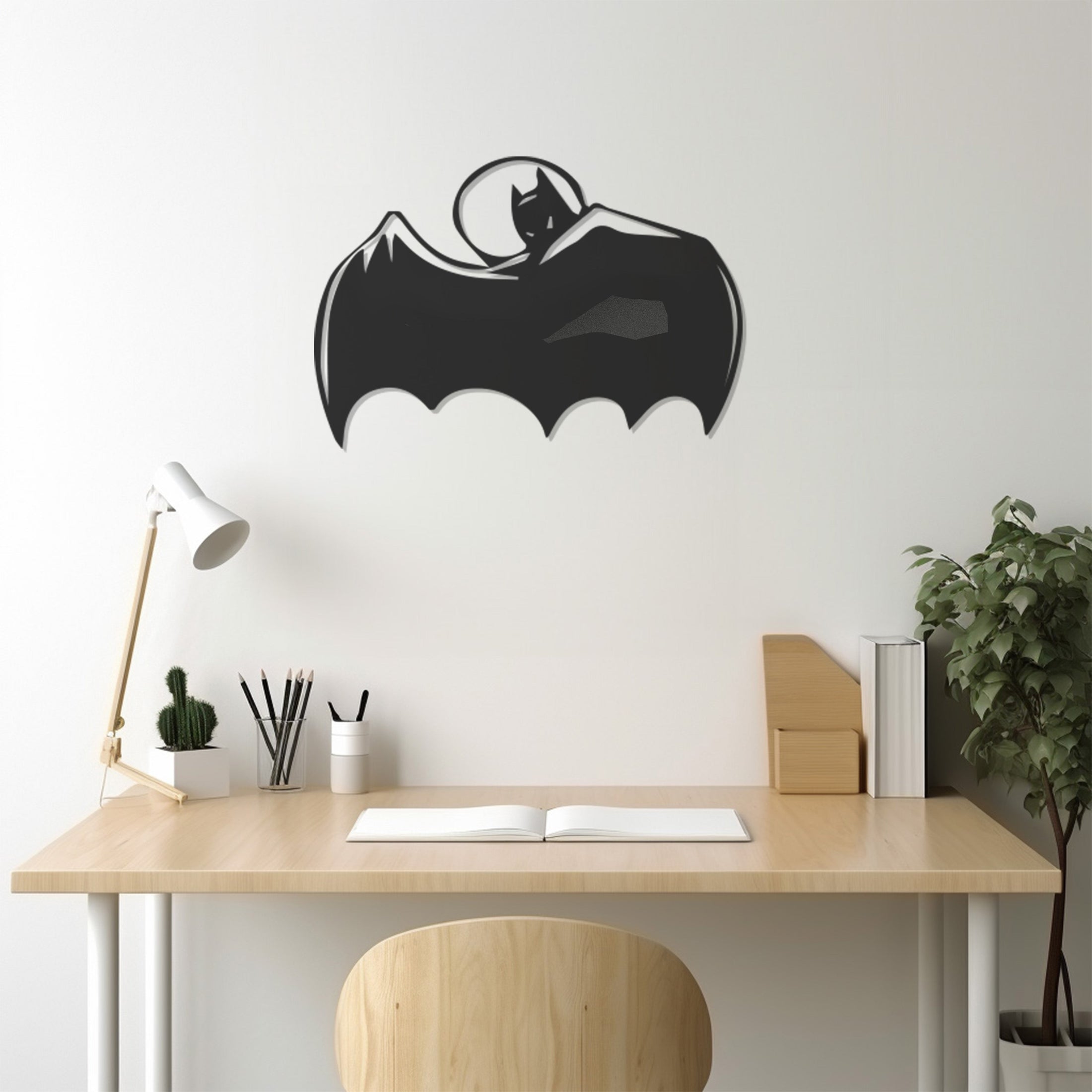 Batman Silhouette Metal Wall Decor