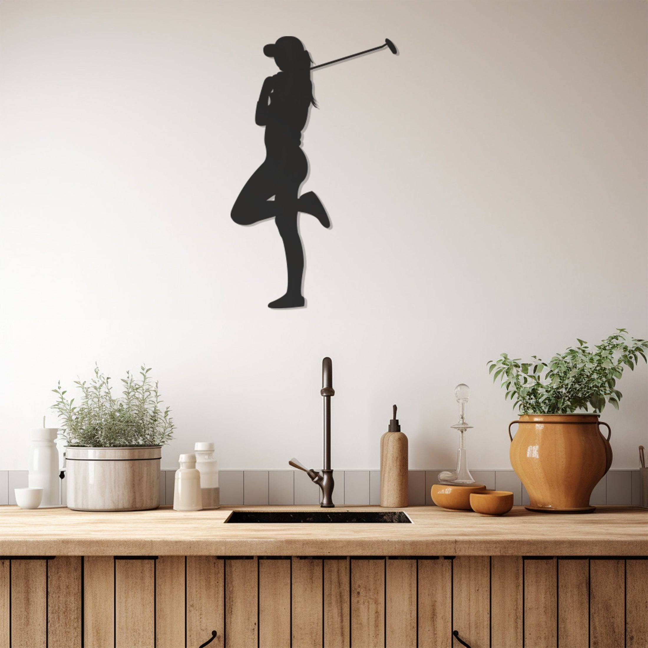 Golf Metal Wall Art, Wall Decor, Metal Wall art