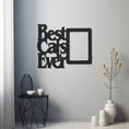 Load image into Gallery viewer, Best Cats Ever Lettering Metal Wall Decor
