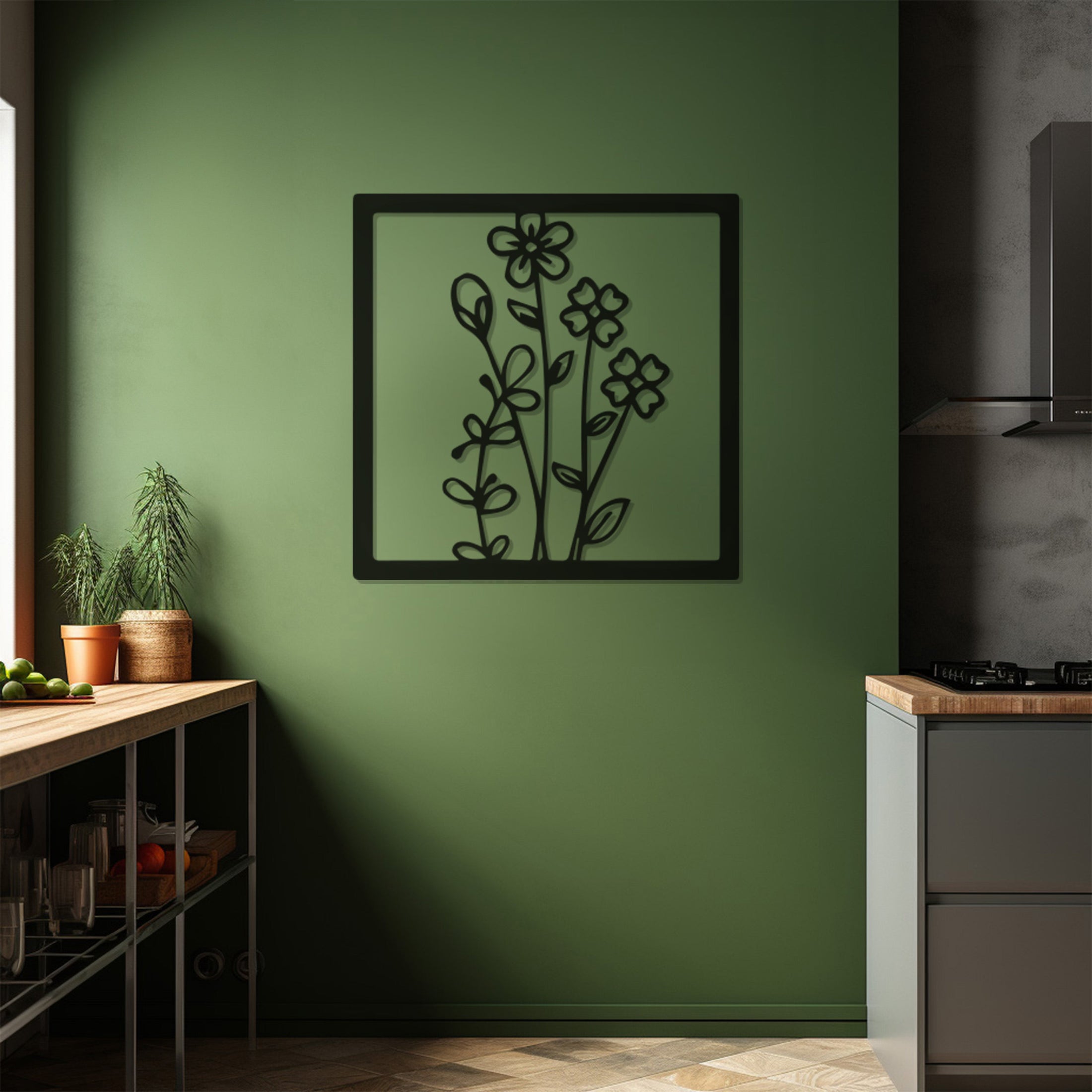 Daisies Metal Wall Art