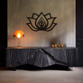 Load image into Gallery viewer, Yoga Lotus Metal Wall Decor
