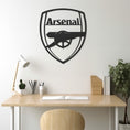 Load image into Gallery viewer, Arsenal Logo Metal Wall Decor
