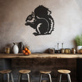 Load image into Gallery viewer, Squirrel Silhouette Metal Wal Art
