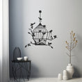 Load image into Gallery viewer, Birdcage,Birds Metal Wall Art
