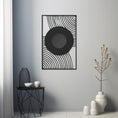 Load image into Gallery viewer, Circular Patterns Table Metal Wall Art, Wall Decor, Metal Wall art
