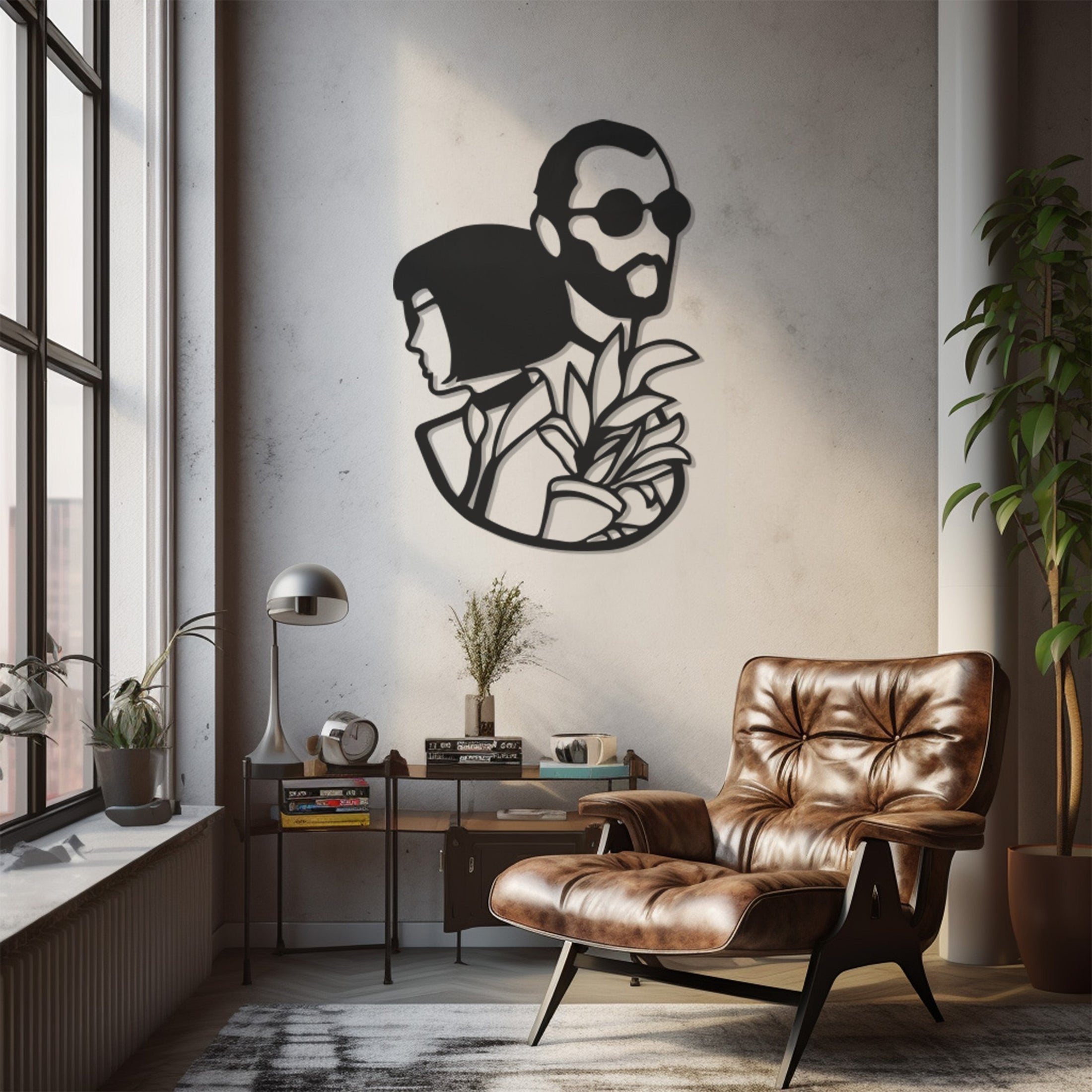 Mathilda,Leon Metal Wall Art