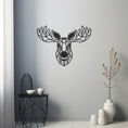 Load image into Gallery viewer, Geometric Deer Metal Wall Decor
