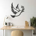 Load image into Gallery viewer, Bird Line Art Metal Wall Art
