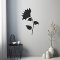 Load image into Gallery viewer, Sunflower Left Metal Wall Art
