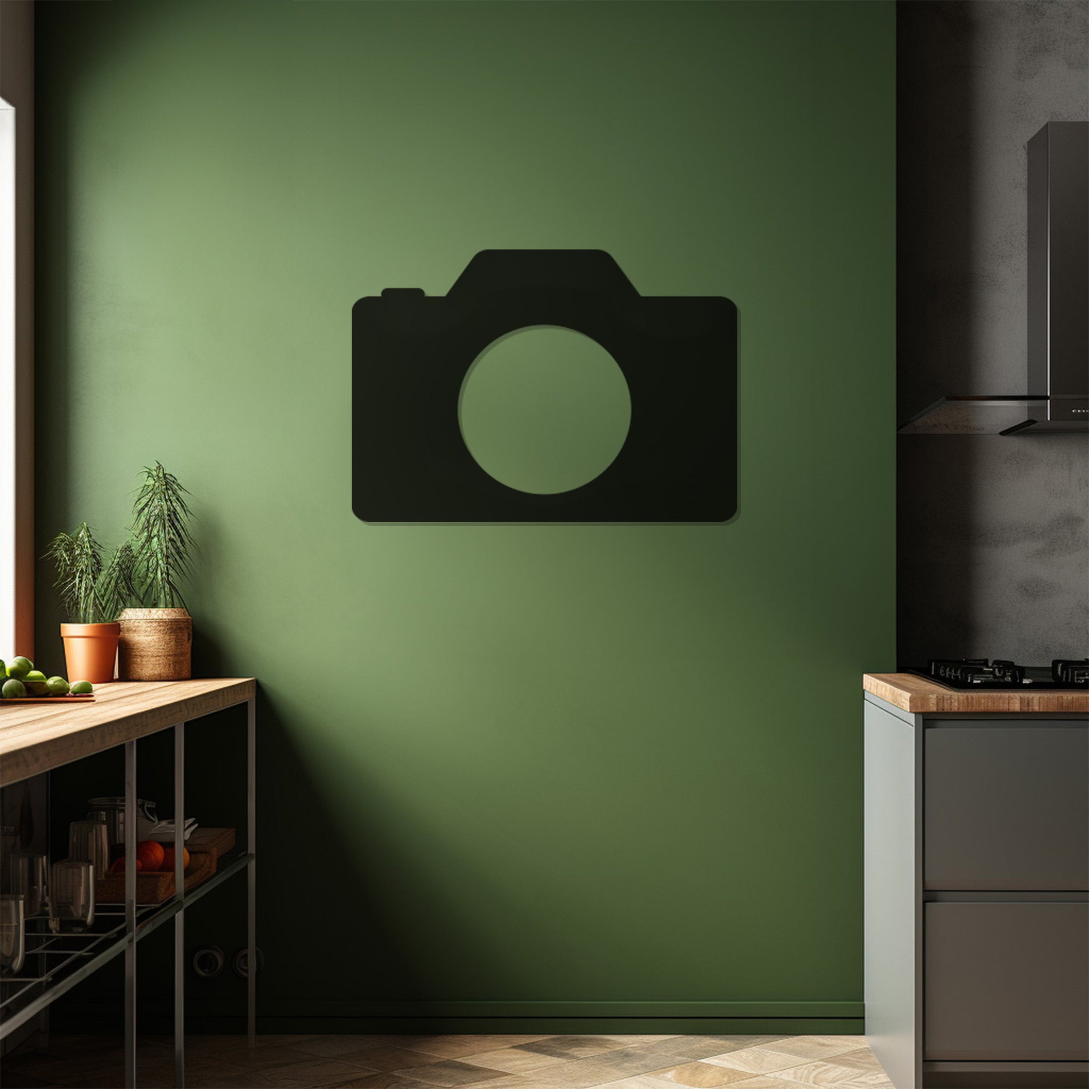 Camera Metal Wall Art, Wall Decor, Metal Wall art