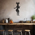 Load image into Gallery viewer, Left Profile Dancing Woman Metal Wall Art, Wall Decor, Metal Wall art
