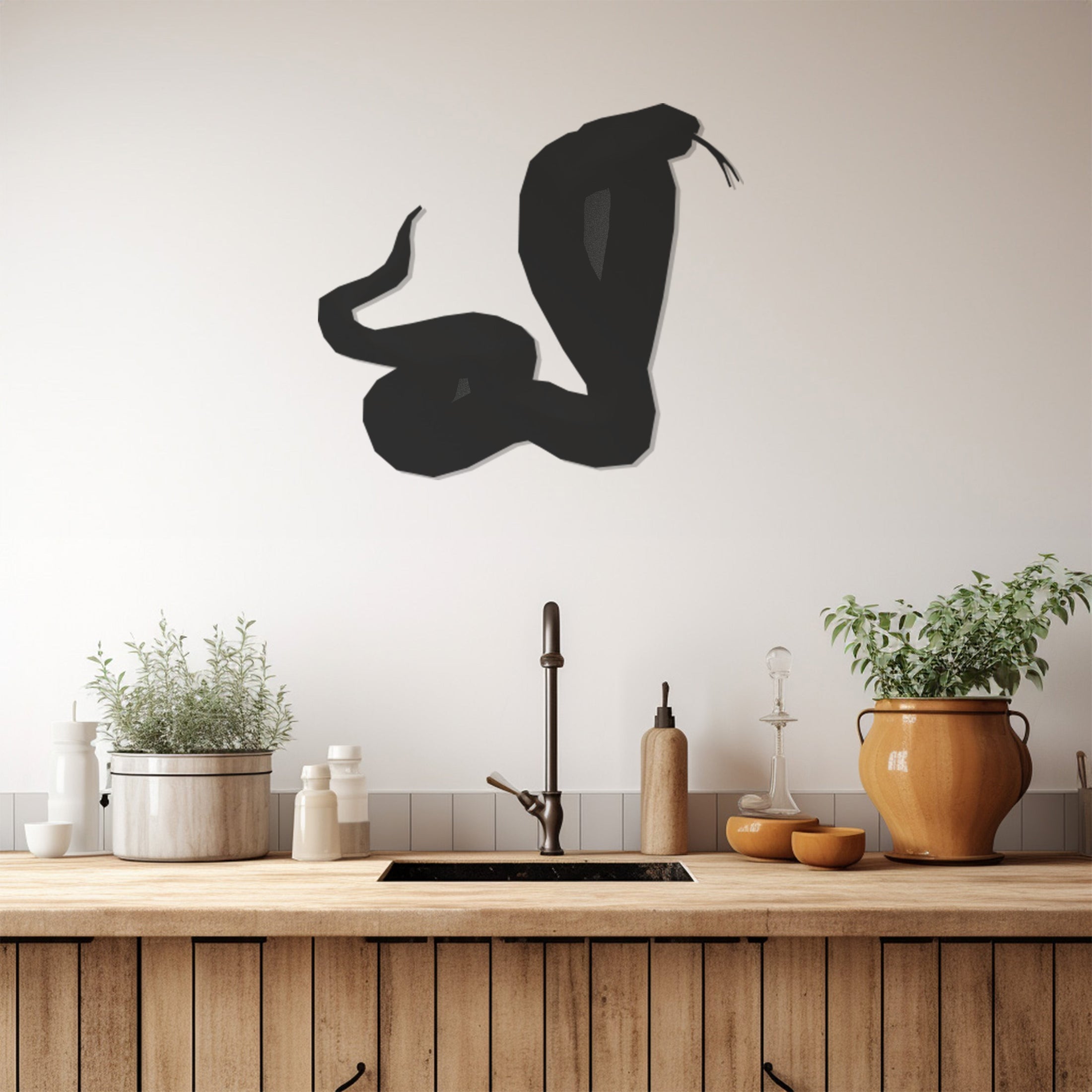 Snake Metal Wall Art