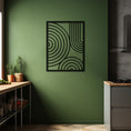 Load image into Gallery viewer, Decorative Hoops And Frame Metal Wall Art
