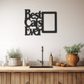 Load image into Gallery viewer, Best Cats Ever Lettering Metal Wall Decor
