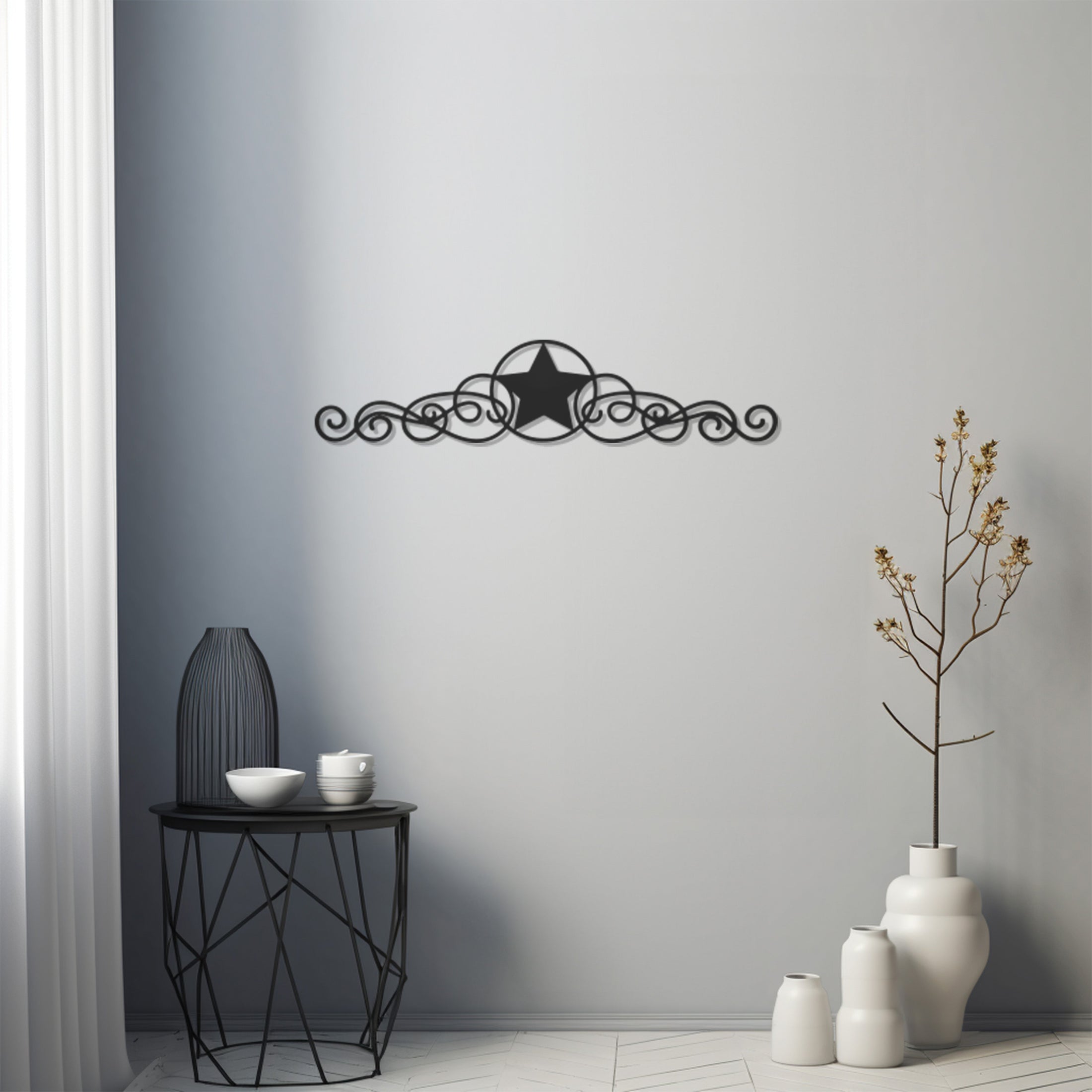 Star Decor Metal Wall Art