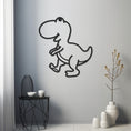 Load image into Gallery viewer, Baby Dinosaur Object Metal Wall Art
