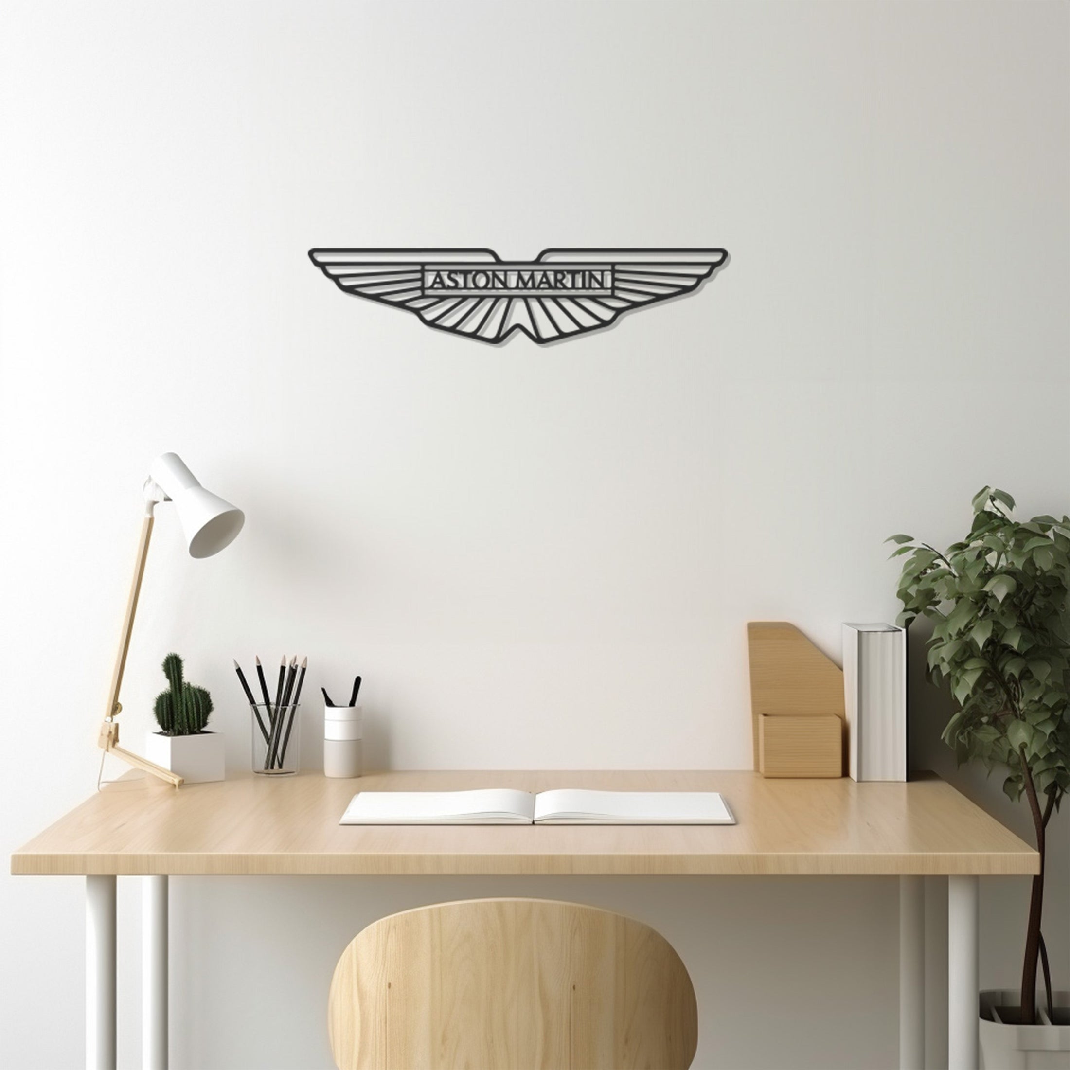 Aston Martin Logo Metal Wall Decor