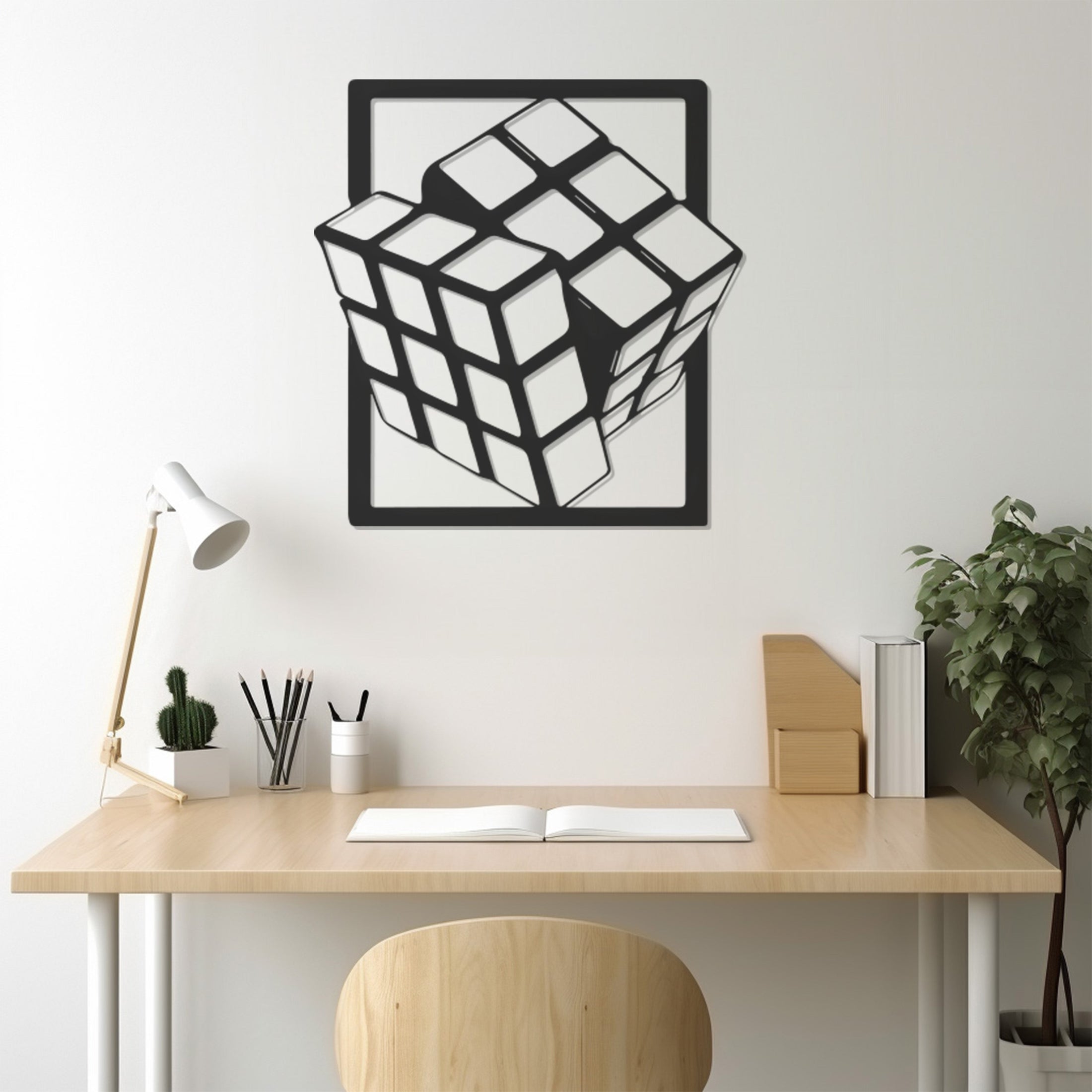 Rubik Metal Wall Art Decor