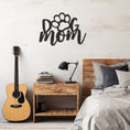 Load image into Gallery viewer, Paw Dog Mom Lettering Metal Wall Decor
