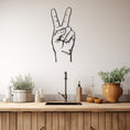 Load image into Gallery viewer, Peace Sign Metal Wall Art
