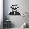 Load image into Gallery viewer, With Suit Dog In Glasses And Suit Metal Wall Art
