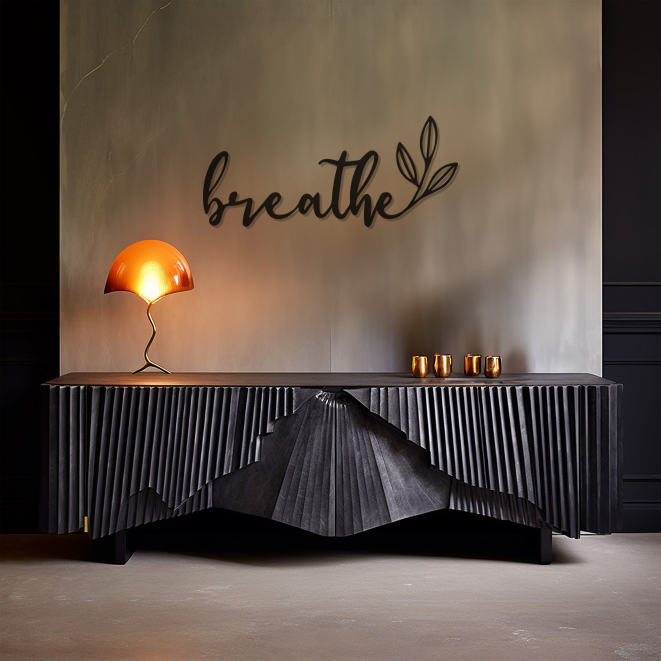 Breathe Metal Wall Decor