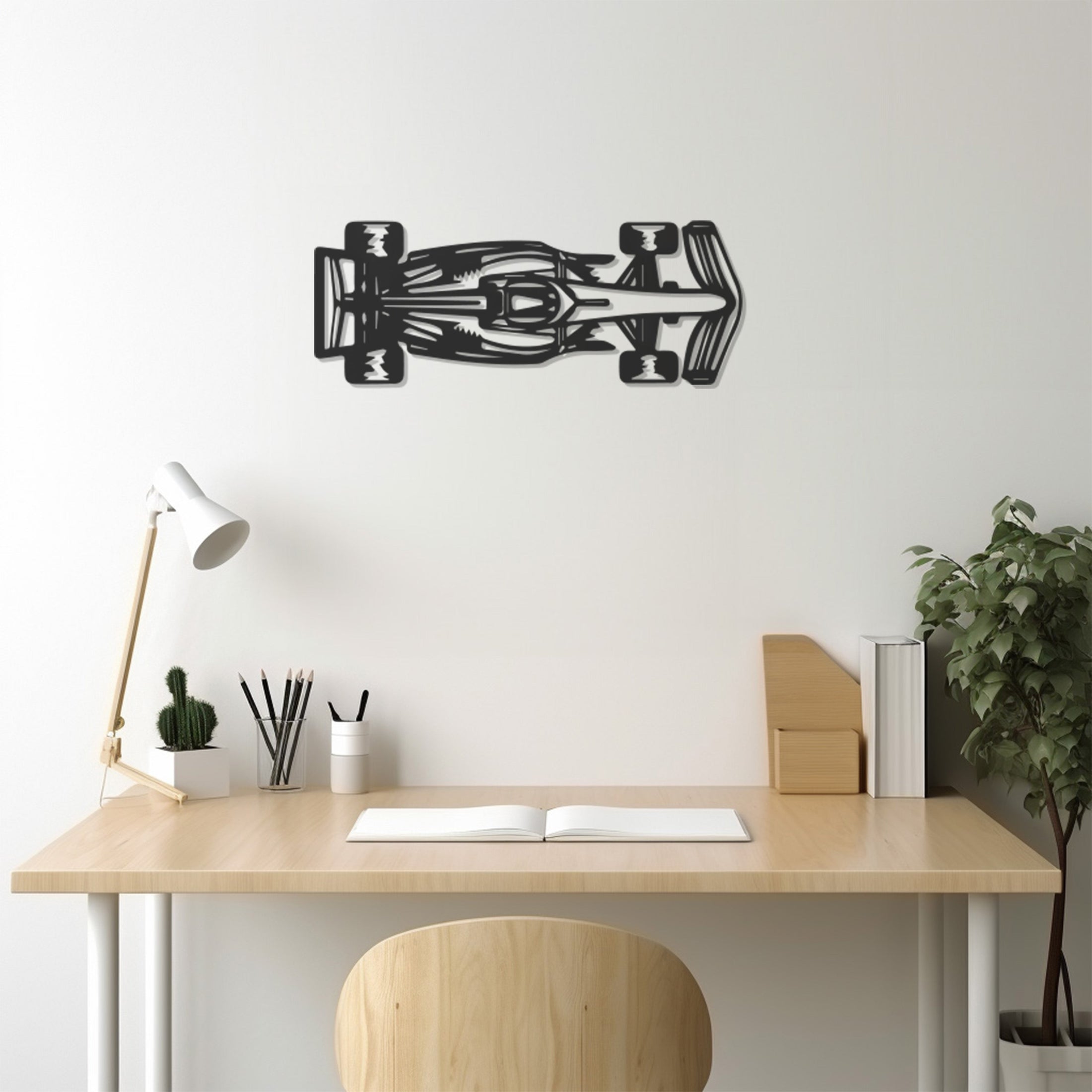 Formula 1 Line Art Metal Wall Art Decor