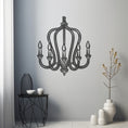 Load image into Gallery viewer, Decorative Chandelier Metal Wall Art
