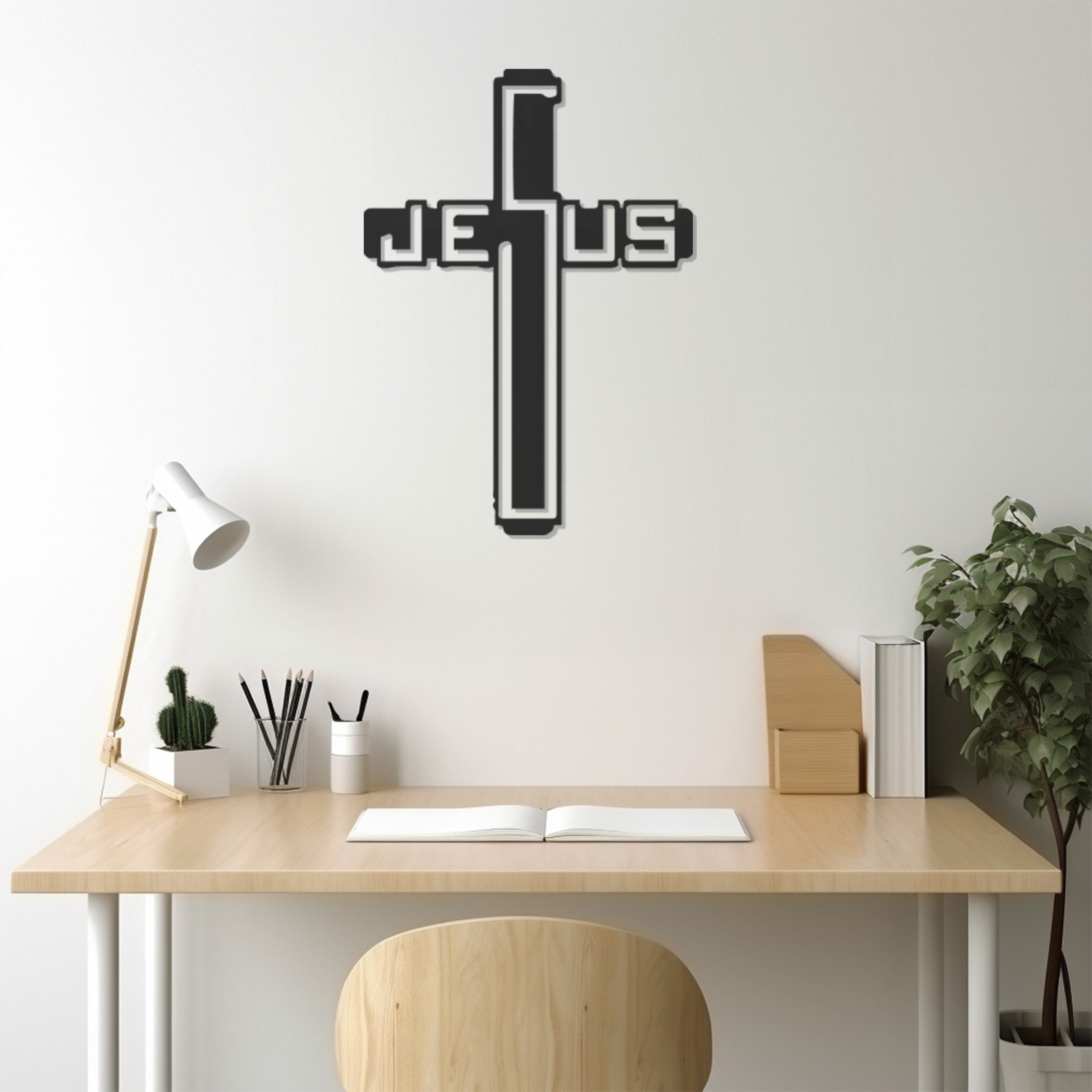 Jesus Metal Duvar Decor