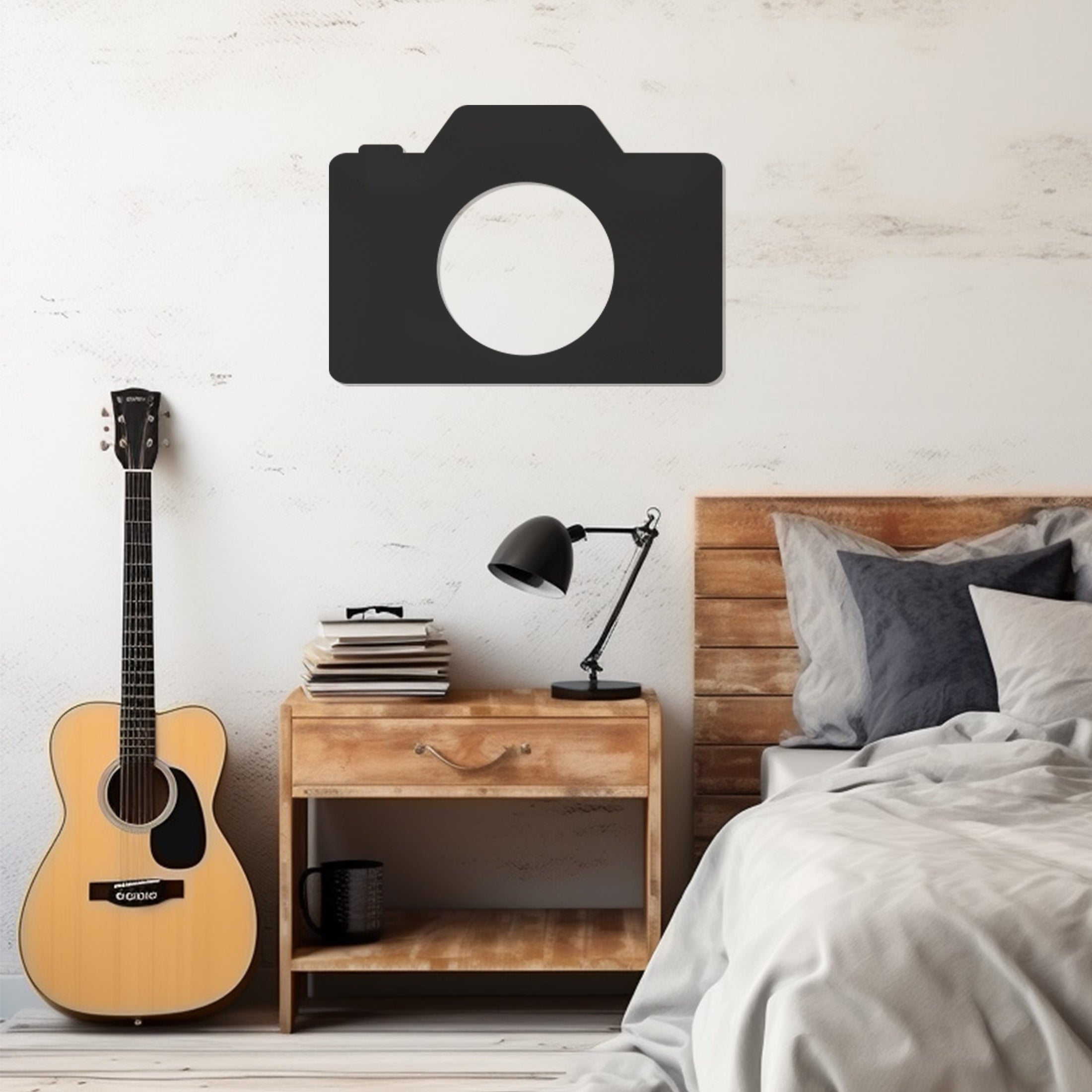 Camera Metal Wall Art