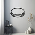 Load image into Gallery viewer, Musical Instrument Tambourine Metal Wall Art
