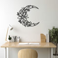 Load image into Gallery viewer, Flowering Moon Metal Wall Decor
