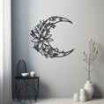 Load image into Gallery viewer, Flowering Moon Metal Wall Decor
