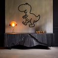 Load image into Gallery viewer, Baby Dinosaur Object Metal Wall Art
