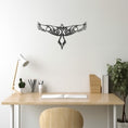 Load image into Gallery viewer, Geometric Phoenix Metal Wall Decor
