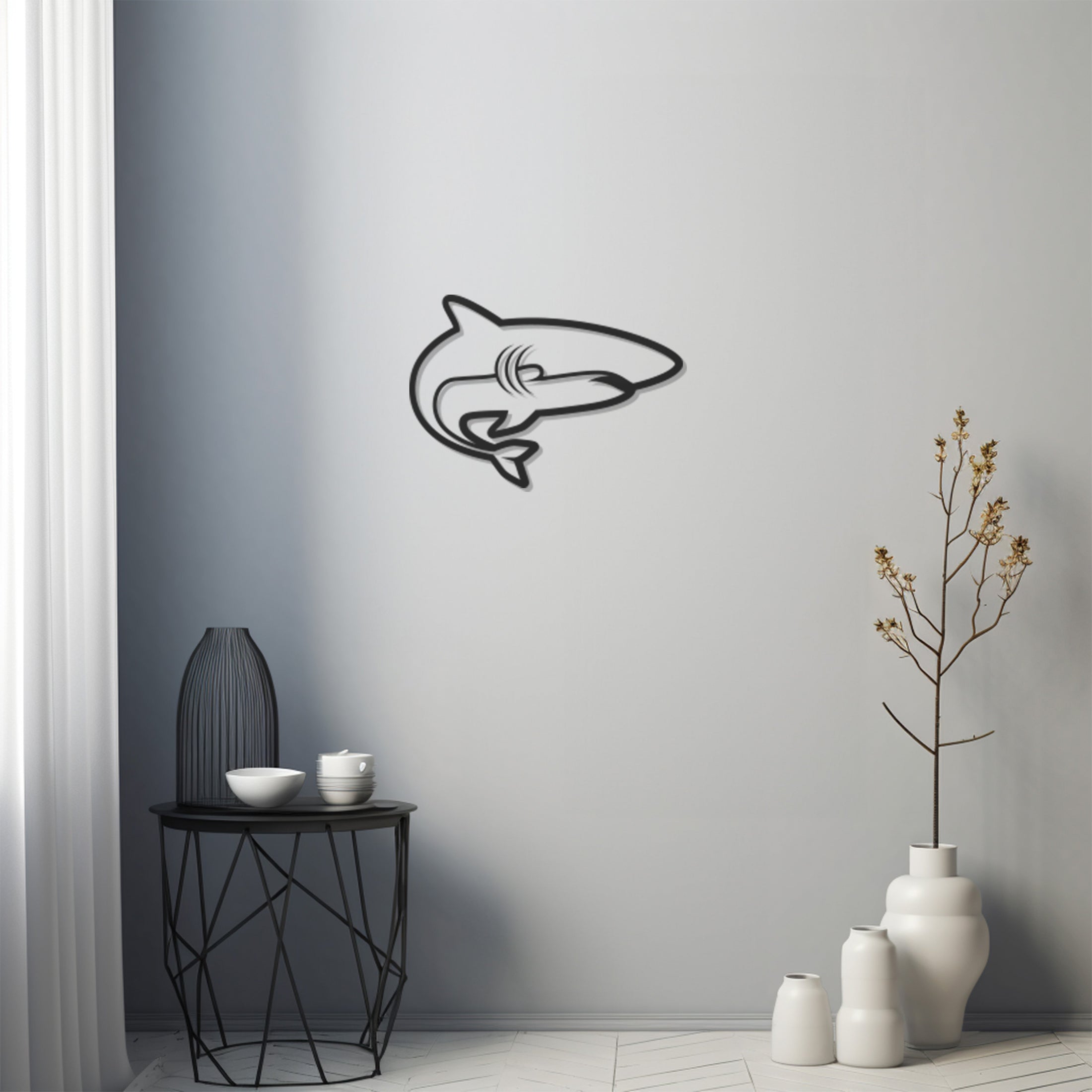 Shark Metal Wall Art