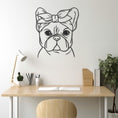 Load image into Gallery viewer, Puppy Wearing Bandana Metal Wall Art
