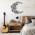 Load image into Gallery viewer, Flowering Moon Metal Wall Decor, Wall Decor, Metal Wall art
