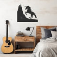 Load image into Gallery viewer, Horse Icon Metal Wall Art, Wall Decor, Metal Wall art
