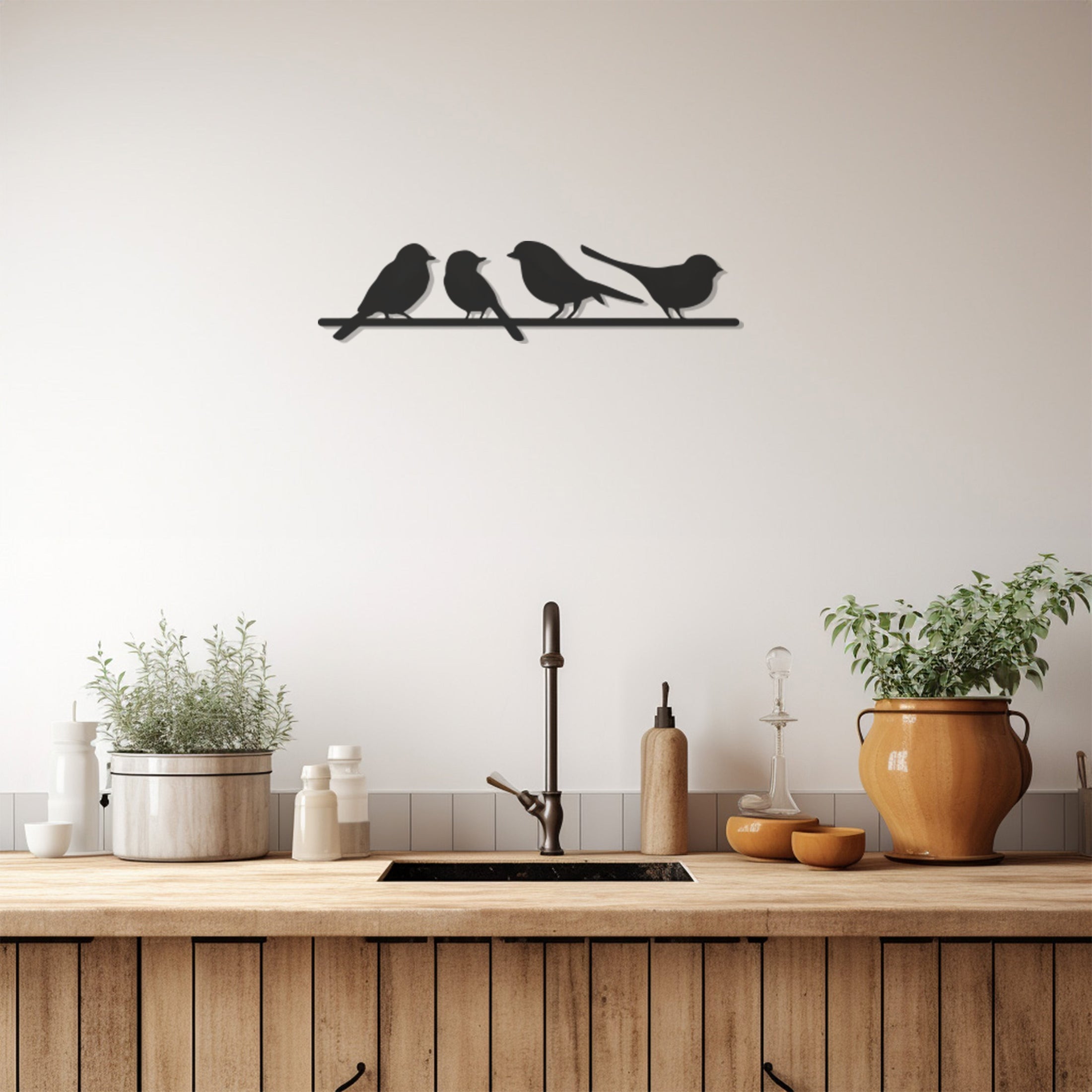 Birds Metal Wall Decor