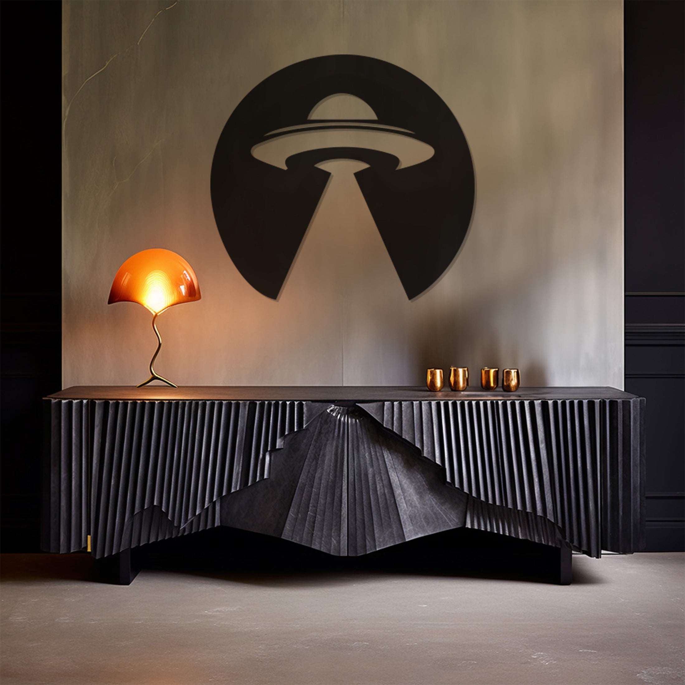 Ufo Metal Wall Decor