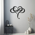 Load image into Gallery viewer, Love, Heart. Infinity Metal Wall Art
