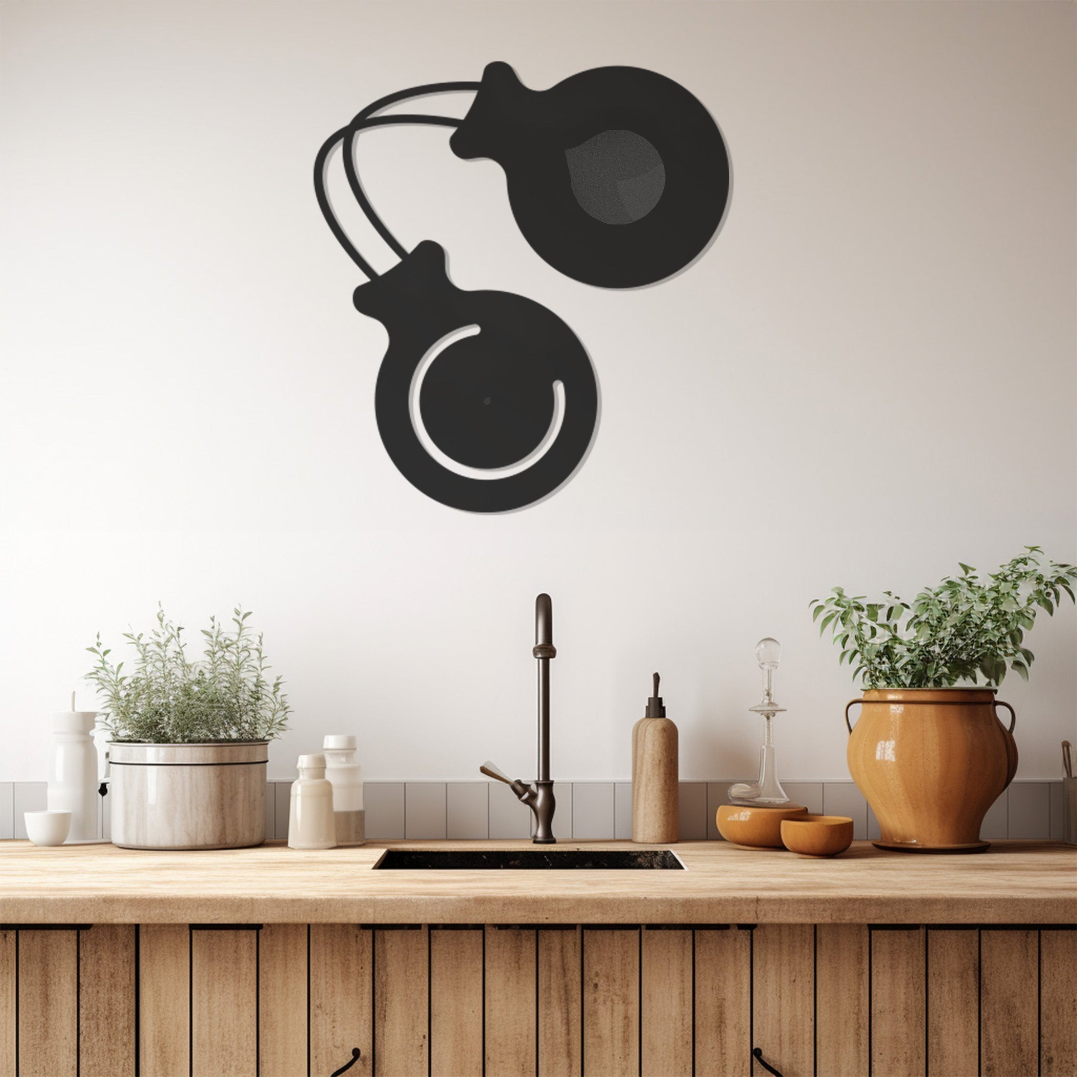 Musical Instrument, Castanets Metal Wall Art