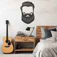 Load image into Gallery viewer, Hair, Beard Figure Metal Wall Art
