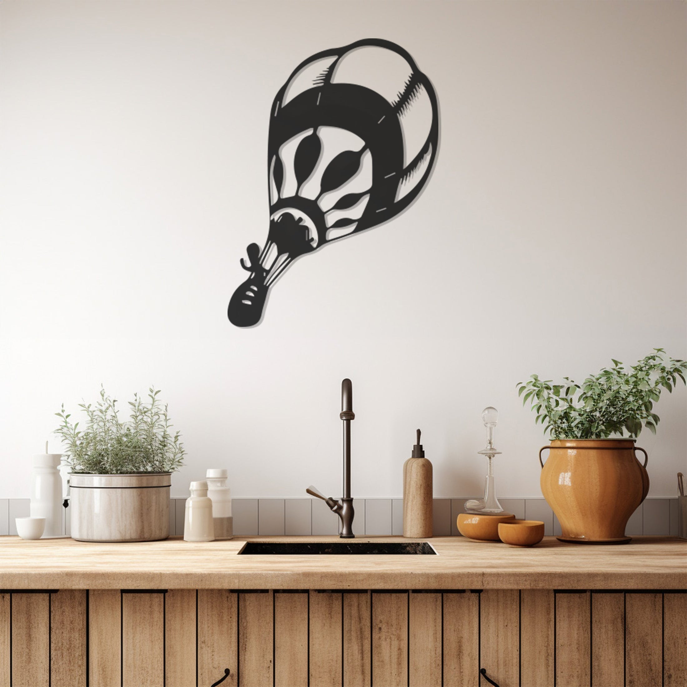 Air Balloon Metal Wall Art