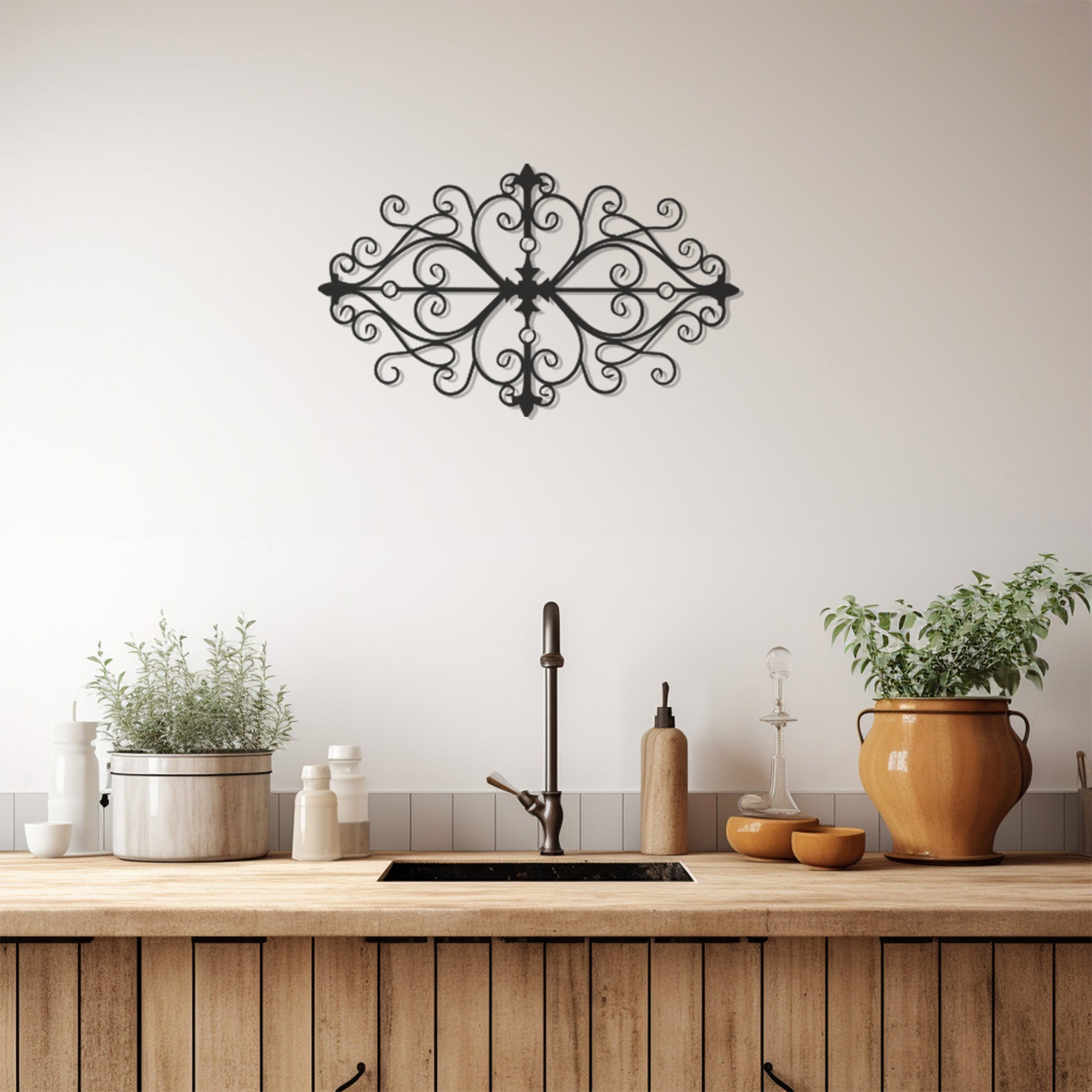 Abstract Pattern Metal Wall Art